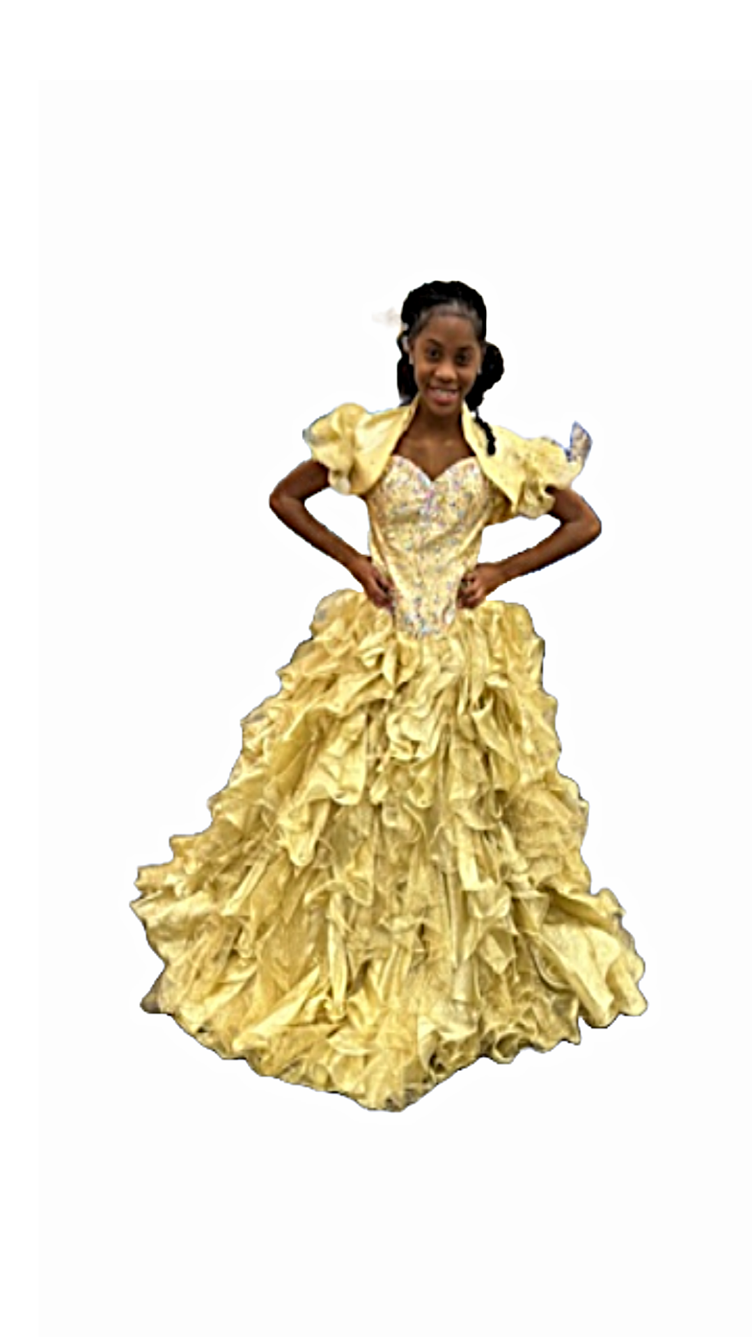 Cinderella Gold dress/FIESTA – Kchell Fashions